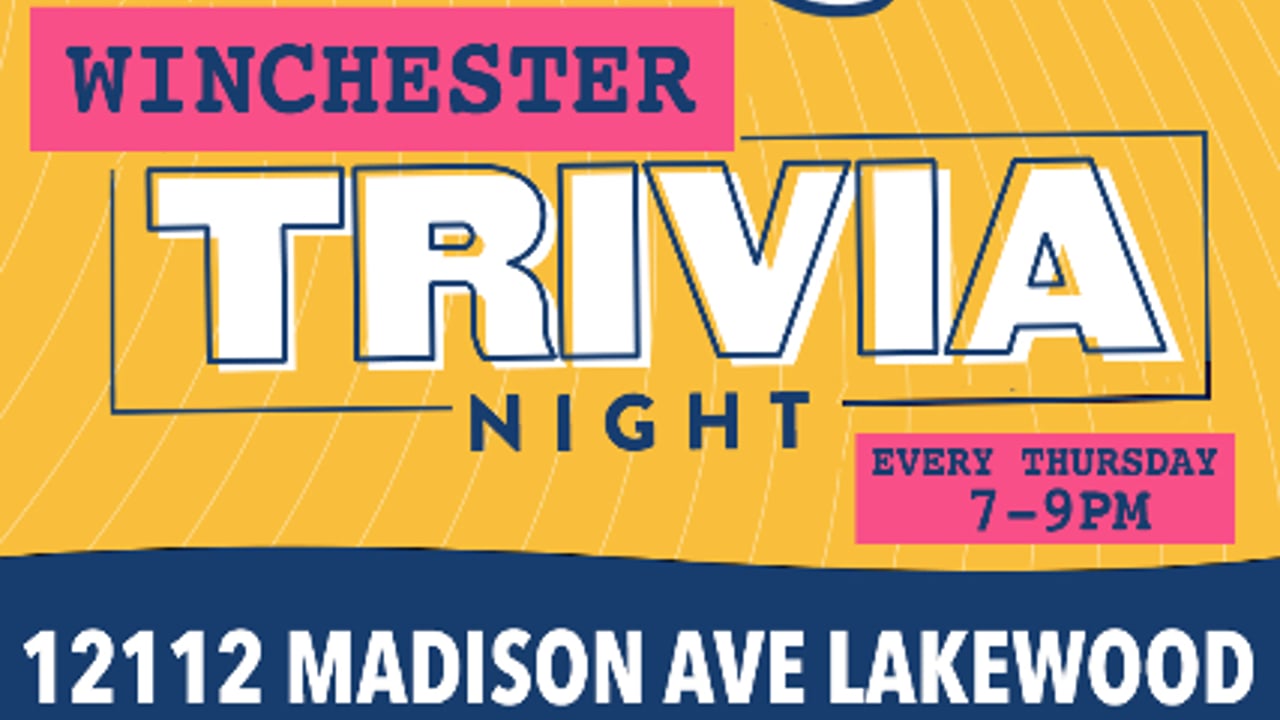 Trivia Night - Every Thursday!