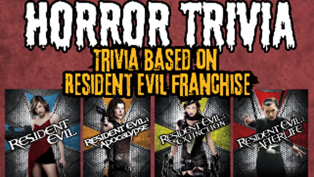 Free Horror Trivia (Resident Evil Edition)