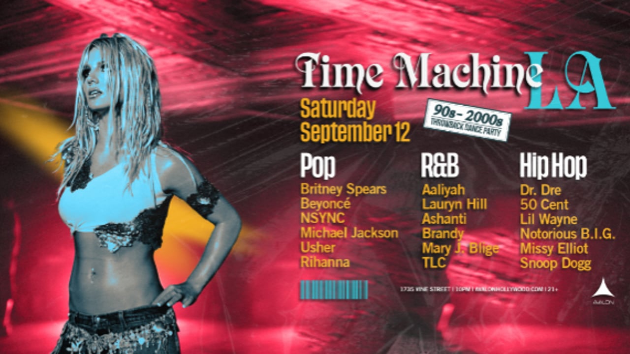 Time Machine: 90s - 2000s Throwback Dance Party