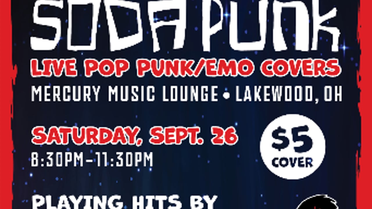 SODA PUNK - LIVE POP PUNK/EMO COVERS