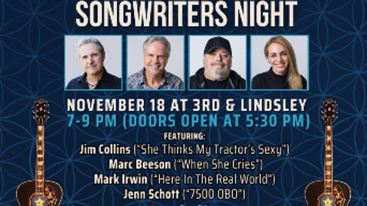 Backstage Nashville Presents: The Ronald McDonald House Nashville Associate Board Songwriters Night