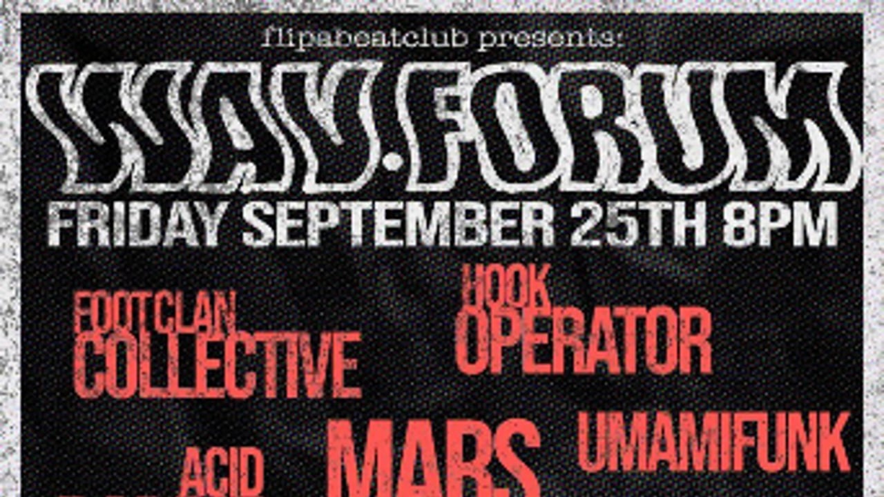 FlipABeatClub Presents: WAV Forum 4th Fridays at Neck of the Woods SF