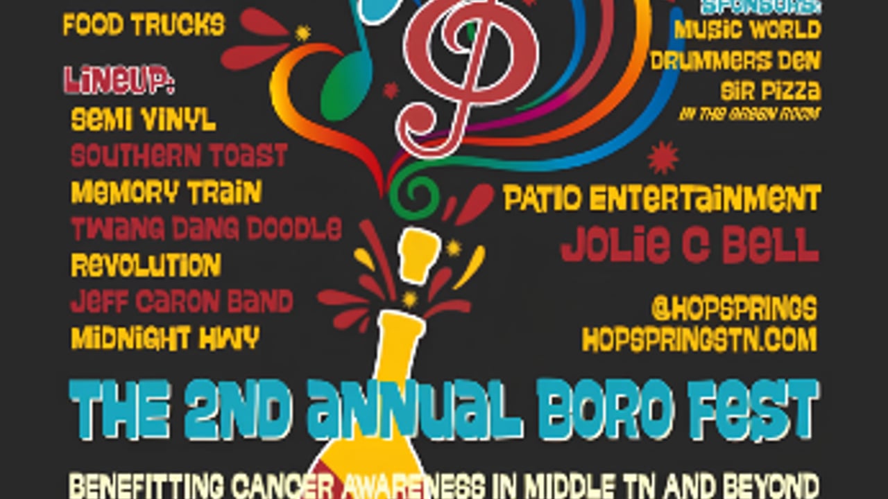 Boro Fest: Cancer Awareness Live Music Event