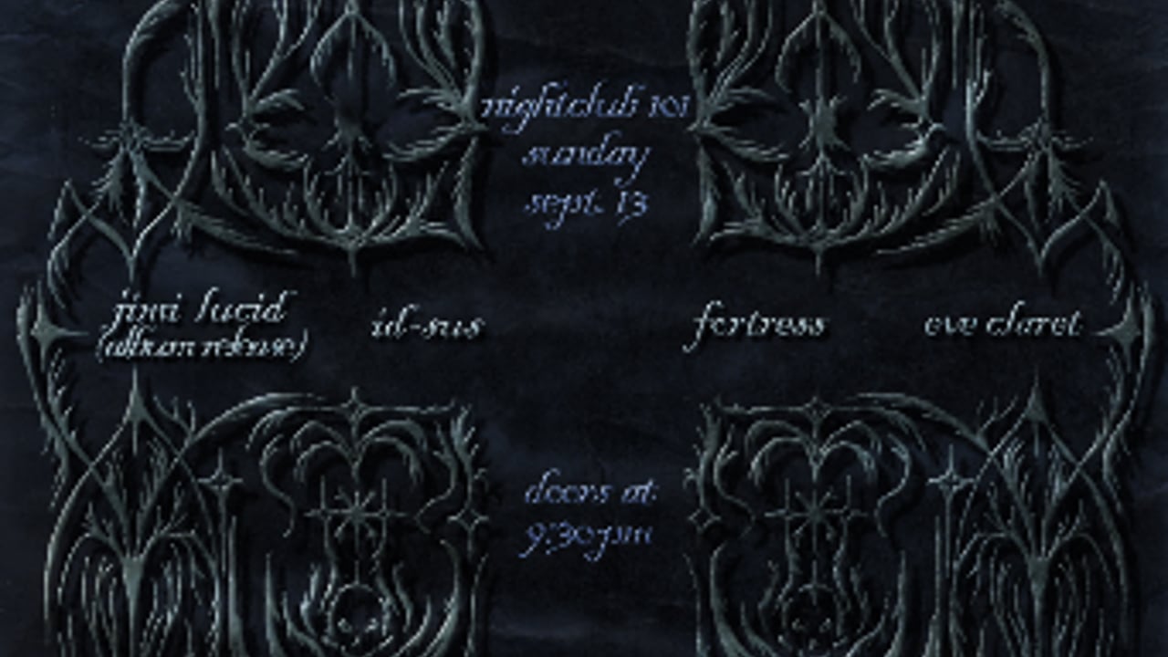 Jimi Lucid, id-sus, Fortress, Eve Claret
