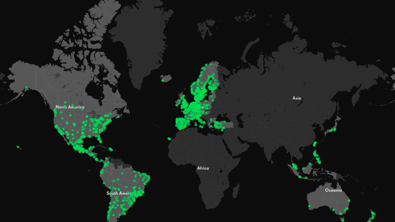Spotify's Epic World Musical Map