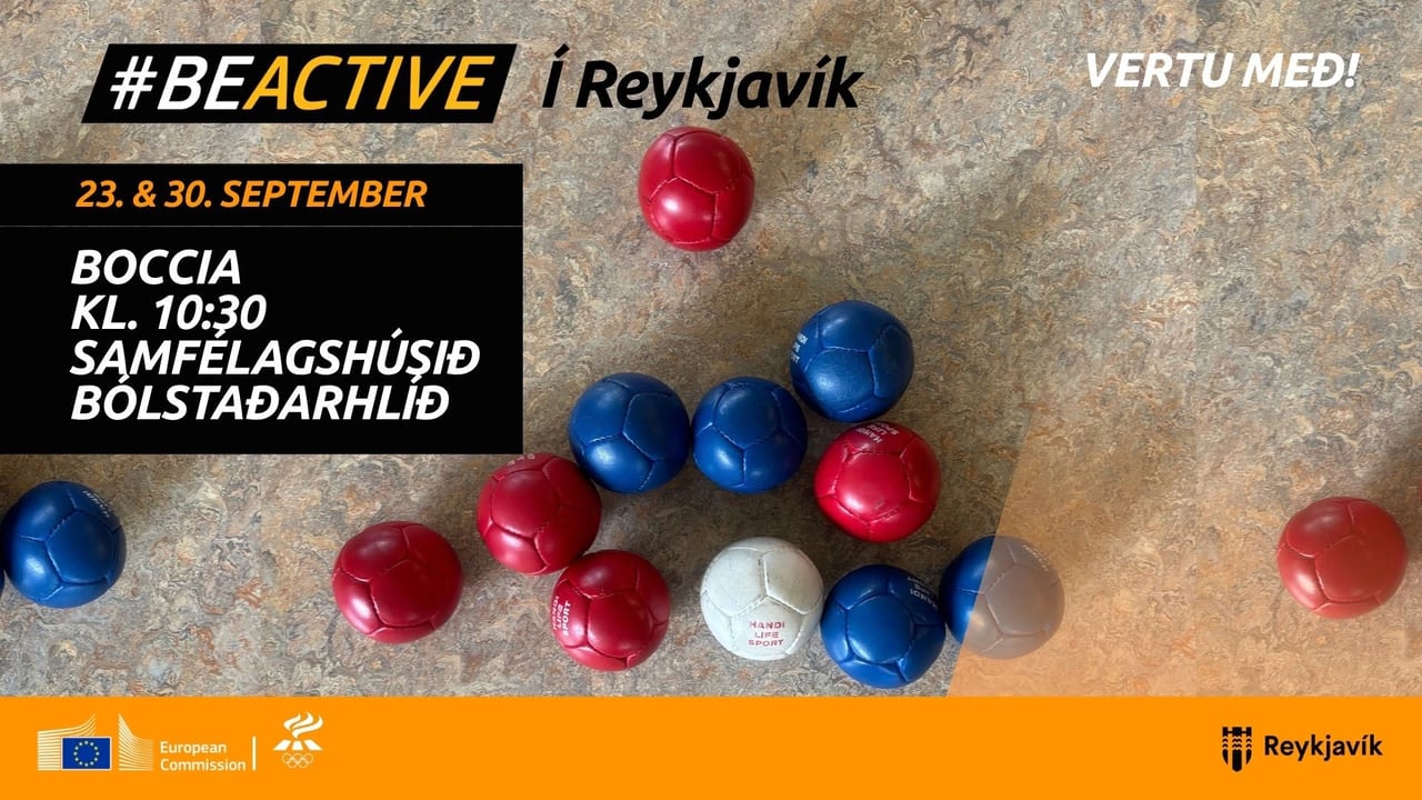 Boccia #BeActive í Reykjavík (Samfélagshúsið Bólstaðarhlíð)