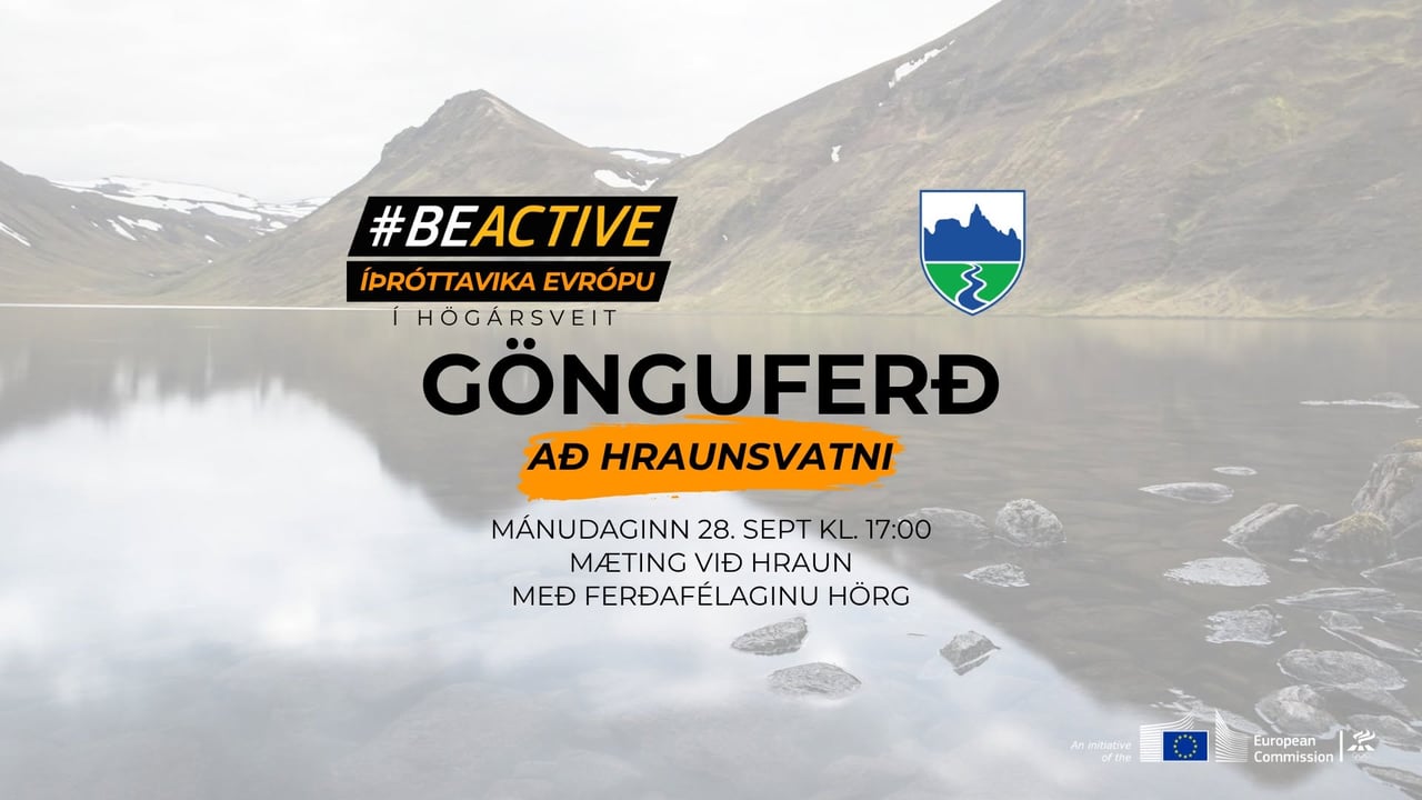 Gönguferð að Hraunsvatni #BeActive