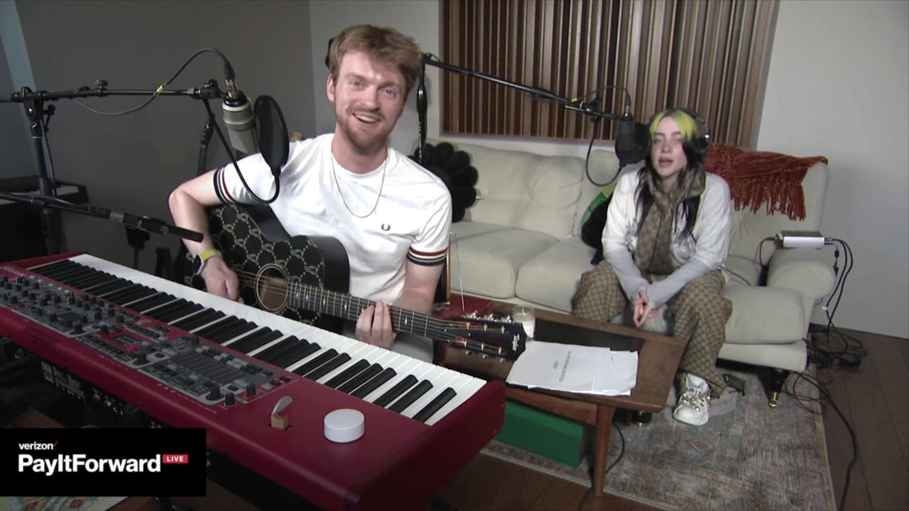 Billie Eilish and Finneas at Verizon Pay It Forward LIVE