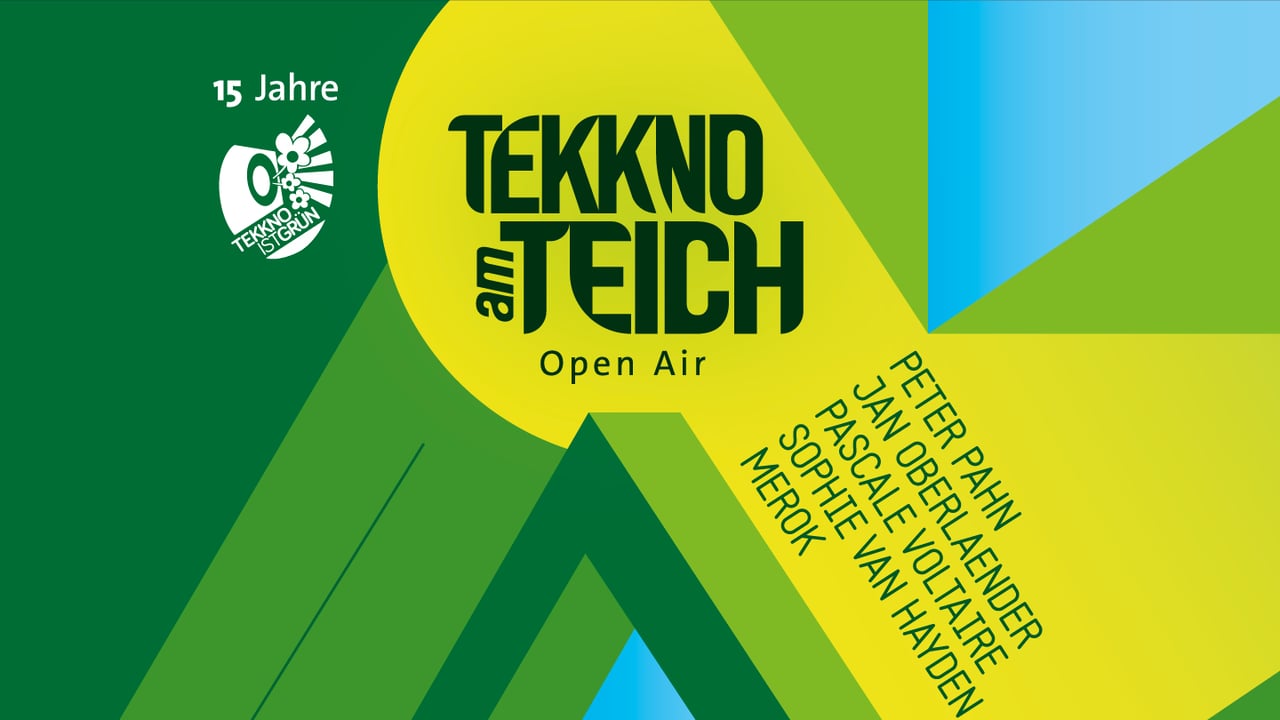 Tekkno am Teich Open Air 2026 – 15 Jahre Tekkno Ist Grün