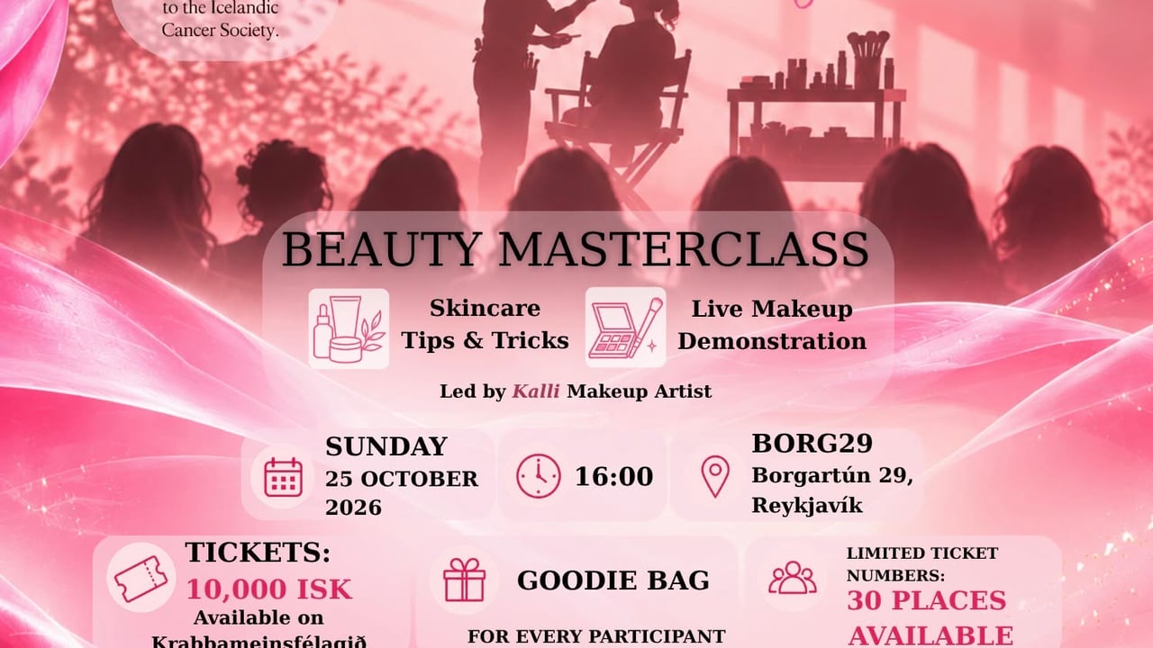 Bleikur sunnudagur - Beauty Masterclass