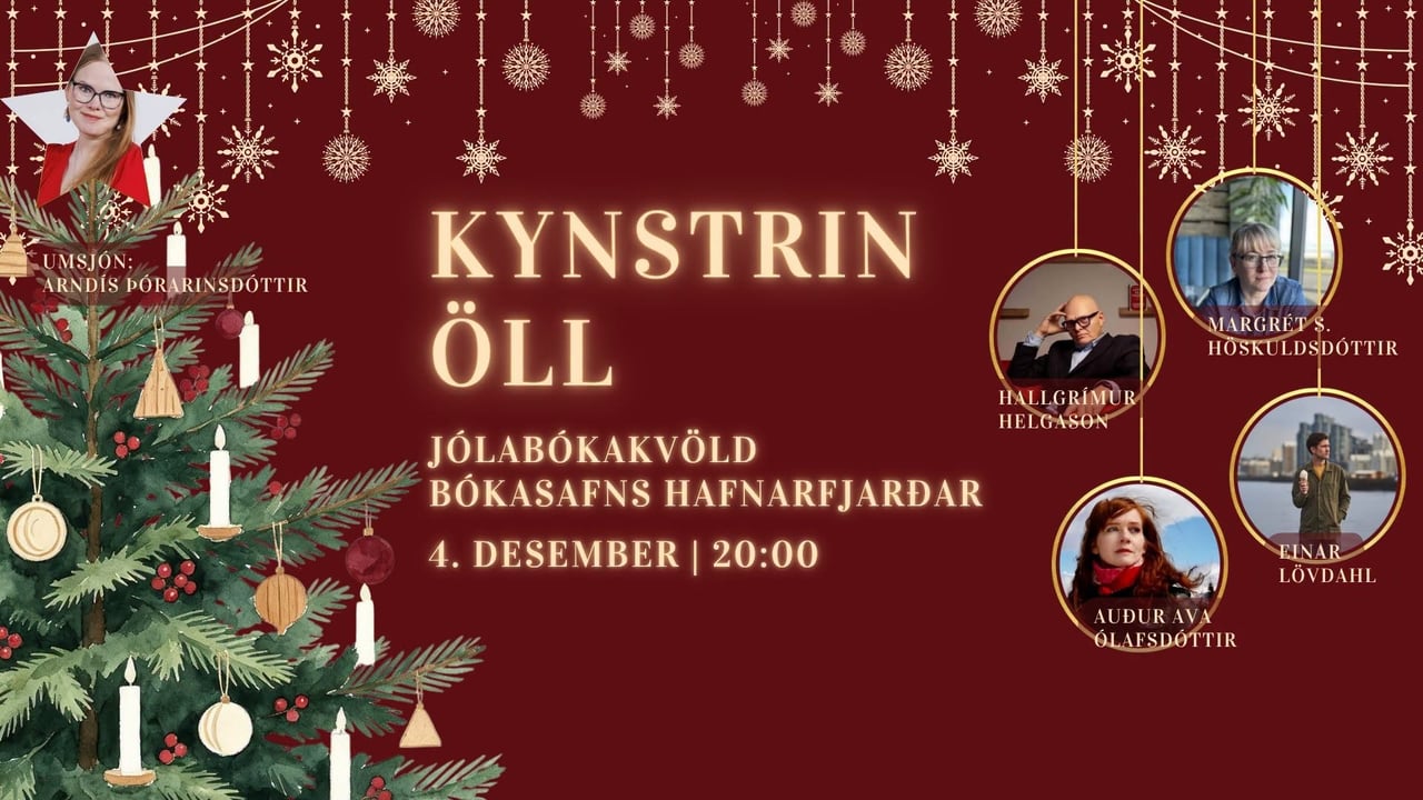 Kynstrin öll | Jólabókakvöld Bókasafns Hafnarfjarðar