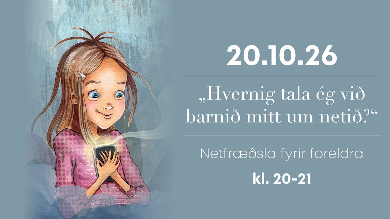 Hvernig tala ég við barnið mitt um netið?