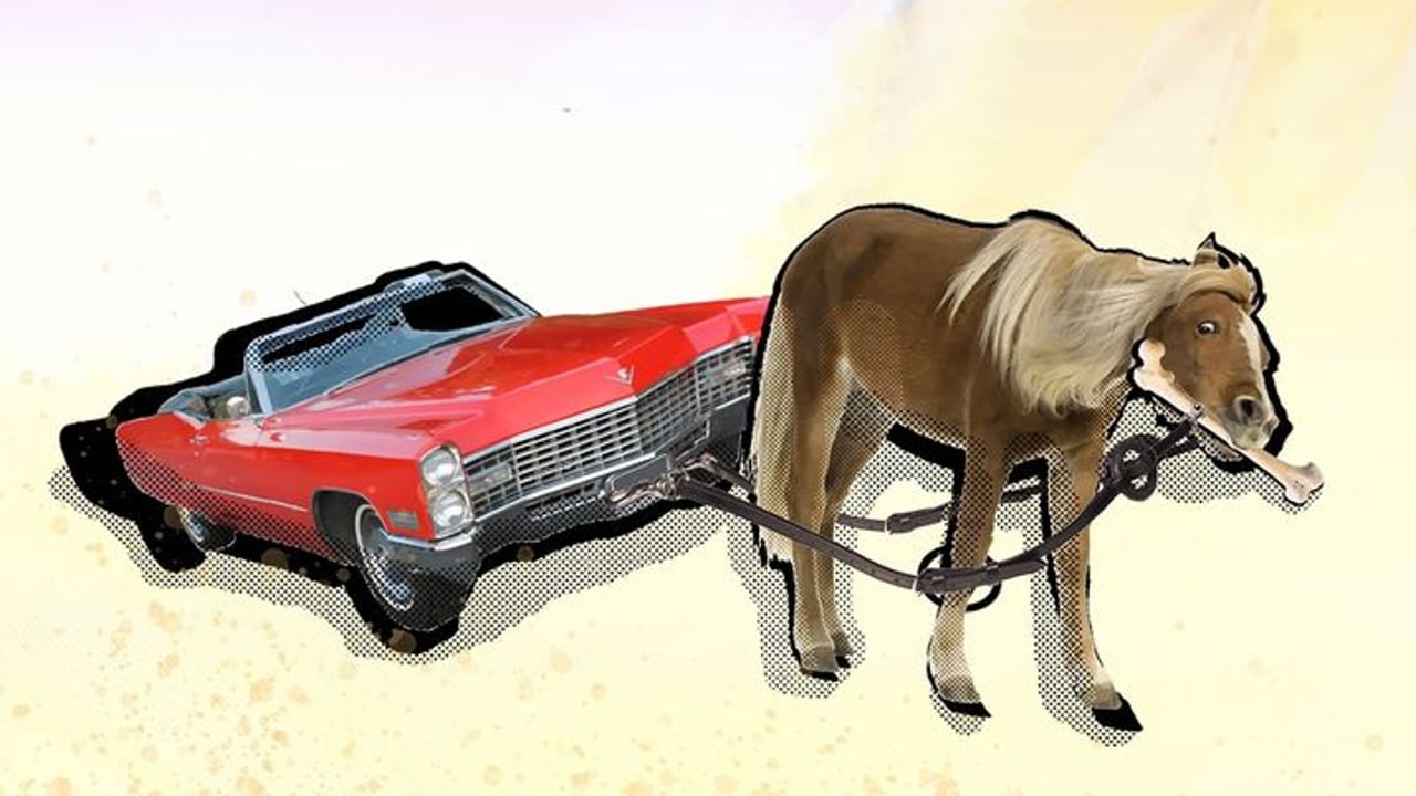 Horse Drawn Cadillac