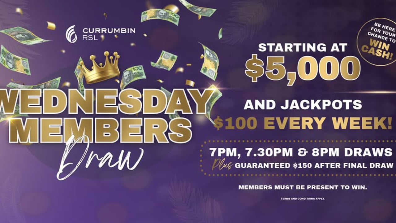 Wednesday Members Draw!