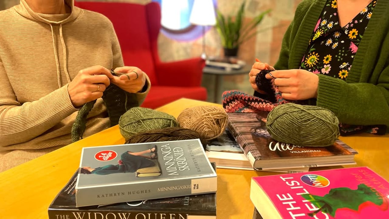 Hannyrða- og bókahittingur // Handicrafts & Book Chat