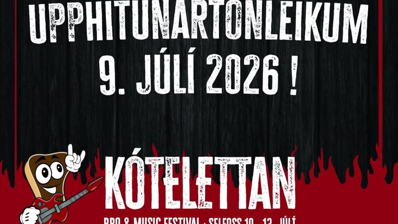 Upphitunartónleikar Kótelettunar 2026 - FRÍTT INN!
