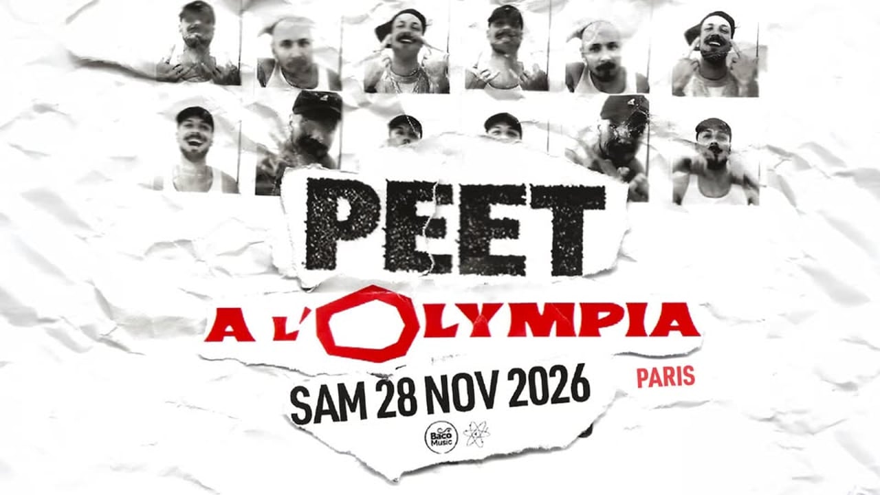 PEET À L'OLYMPIA (PARIS) - 28 NOVEMBRE 2026