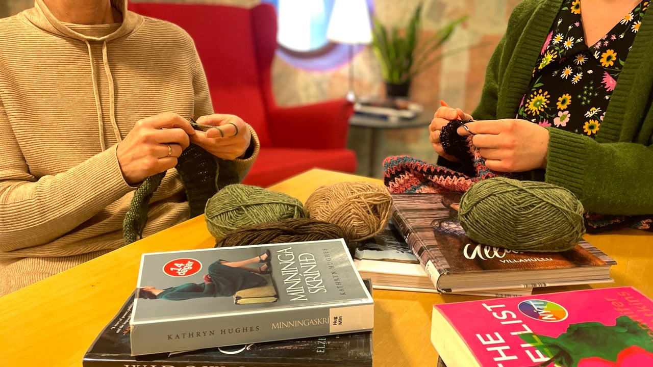 Handicrafts & Book Chat in Grófin
