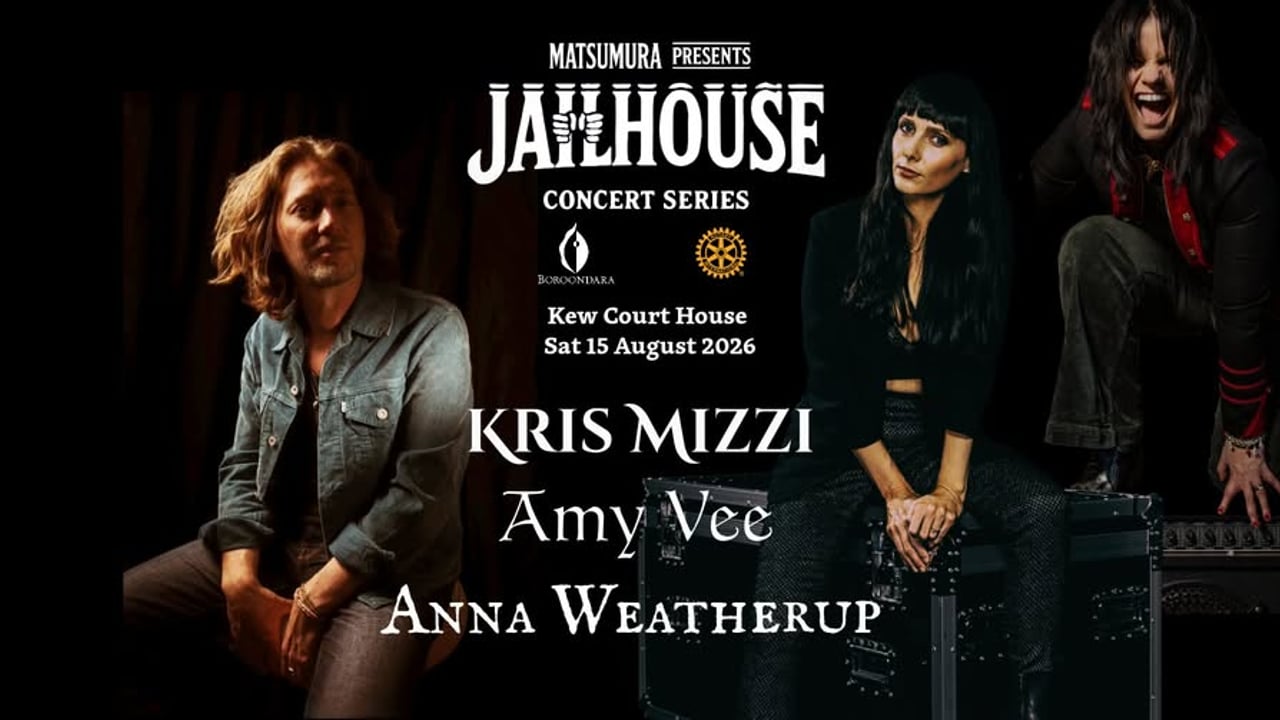 Kriz Mizzi, Amy Vee & Anna Weatherup - Jailhouse Concert Series 2026