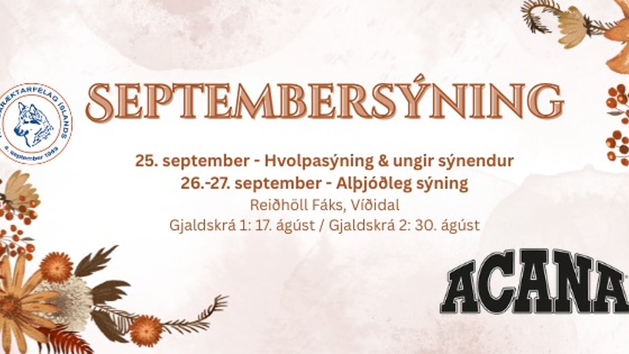 Haustsýning HRFÍ