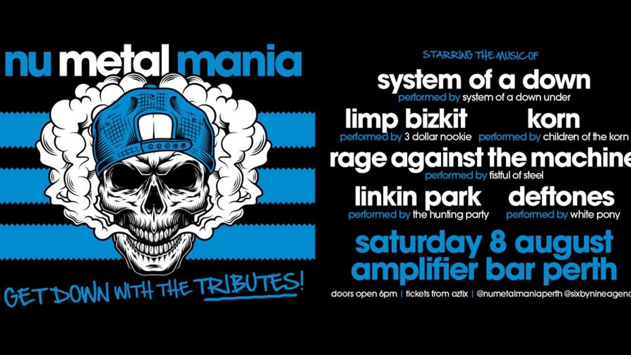 NU METAL MANIA | "Get down with the tributes!" | Amplifier Bar, Perth WA