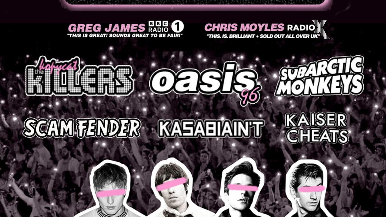 Tribute Festival - Killers v Fender v Monkeys v Oasis v Kasabian v Kaiser