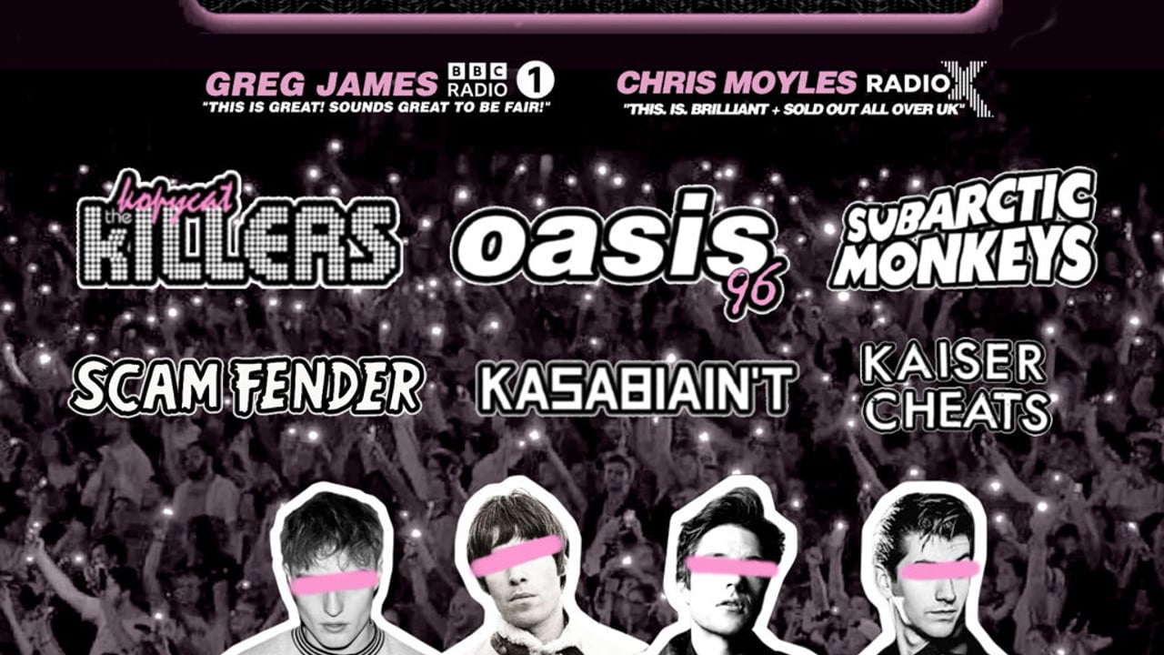 Tribute Festival - Killers v Fender v Monkeys v Oasis v Kasabian v Kaiser
