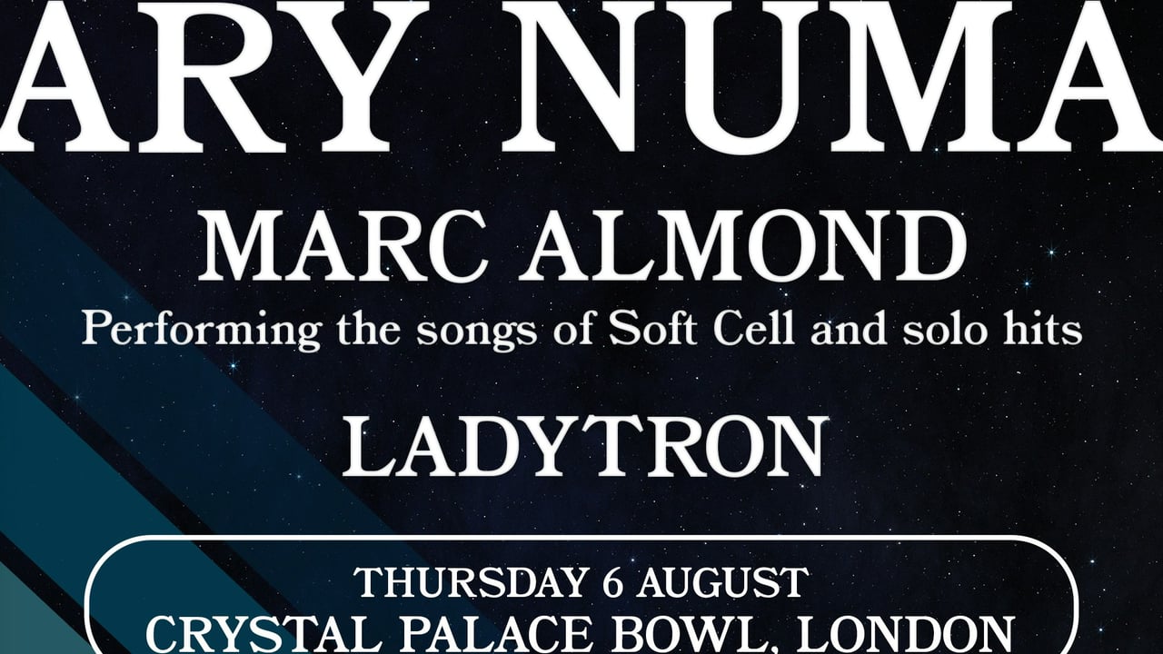 Palace Bowl Presents: Gary Numan