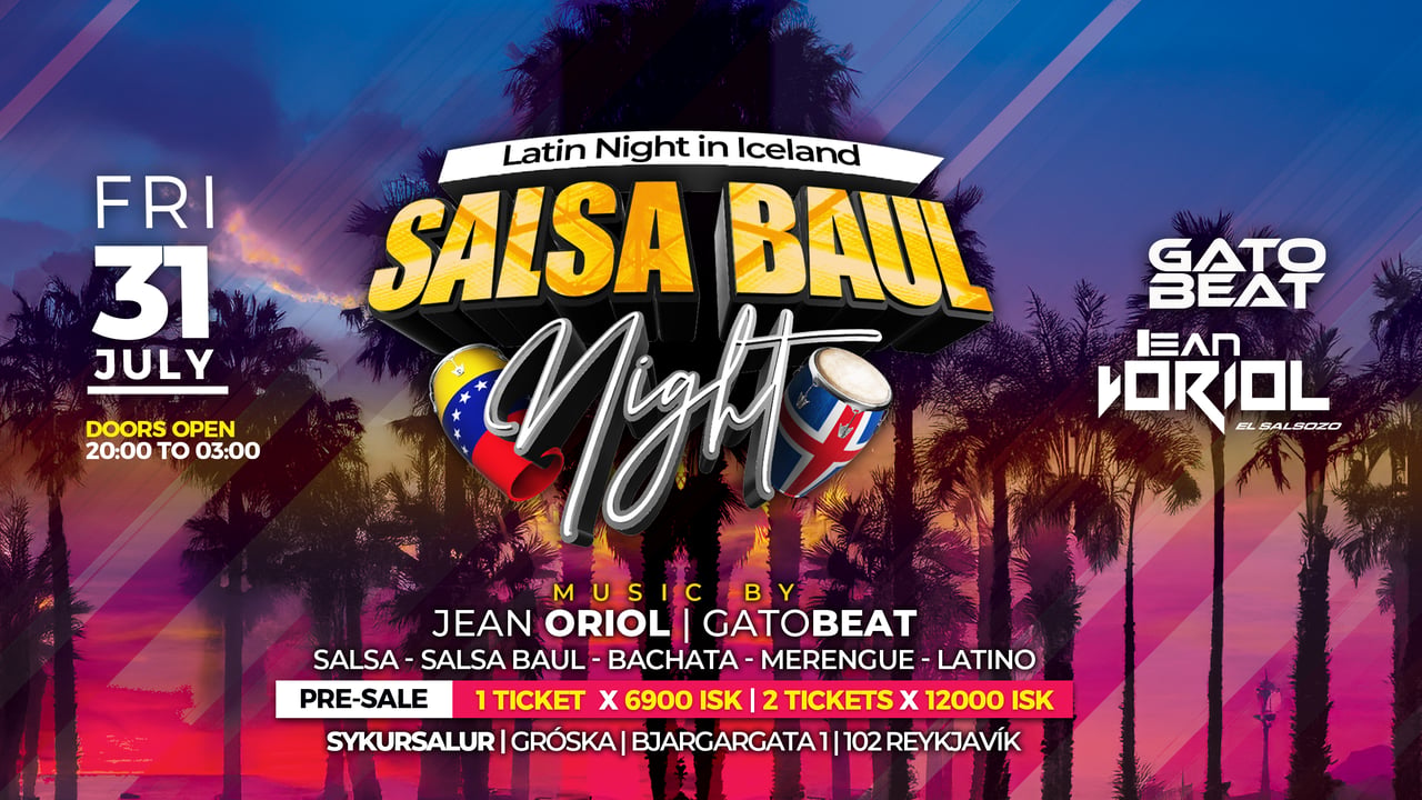 LATIN NIGHT IN ICELAND – SALSA BAÚL CARACAS