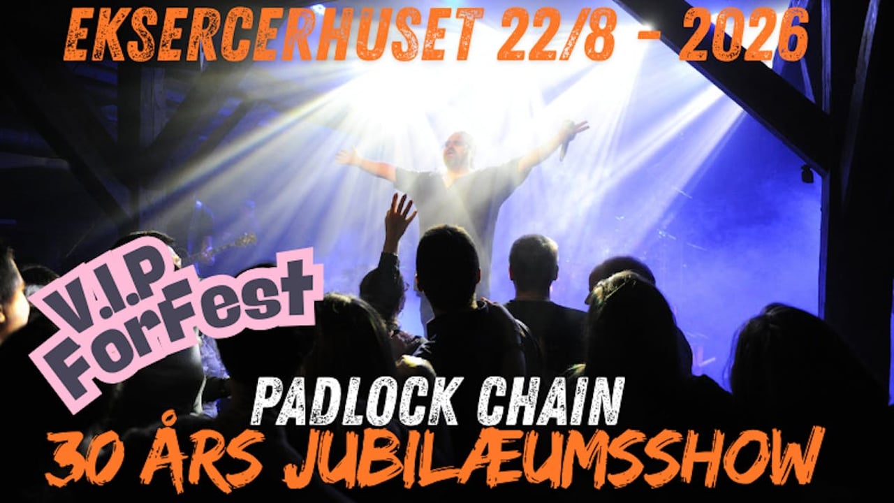  PADLOCK CHAIN 30 ÅR – PERLEBRYLLUP! 
