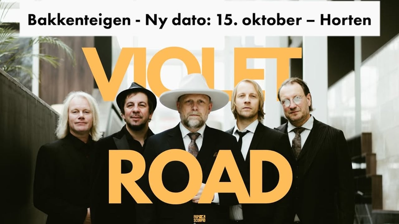 Ny dato: Violet Road // Bakkenteigen kulturhus