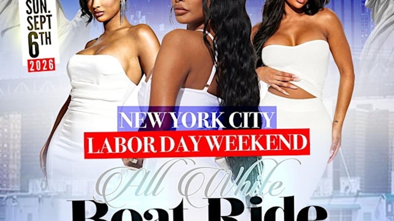 ROCK THE BOAT NYC – Labor Day Weekend All White Boat Ride 2026