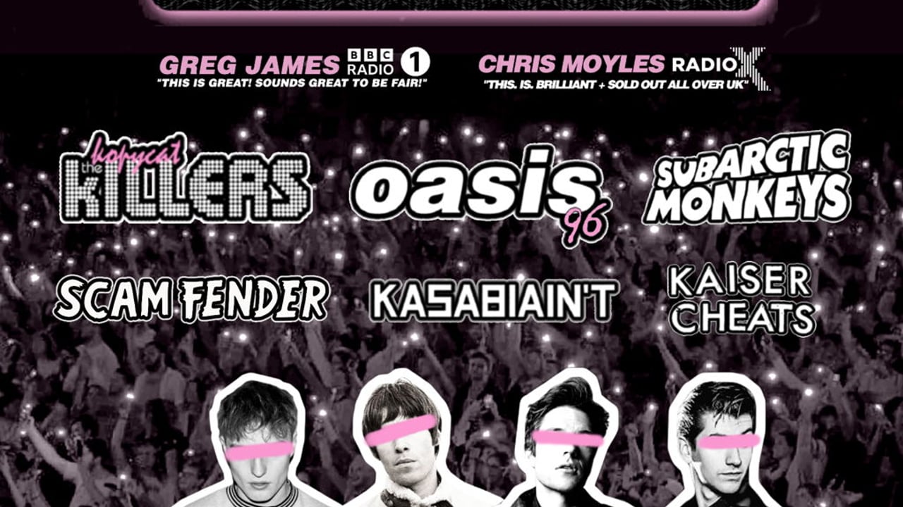 Tribute Festival - Killers v Fender v Monkeys v Oasis v Kasabian v Kaiser