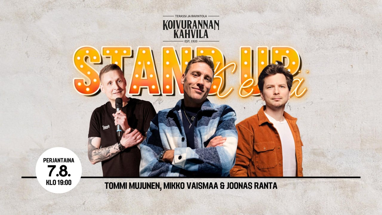 Mikko Vaismaa, Saana Peltola & Joonas Ranta -Stand up show