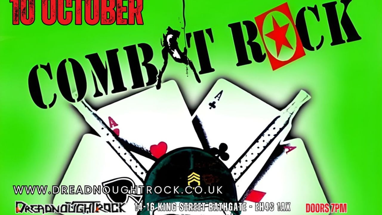 COMBAT ROCK - ULTIMATE CLASH TRIBUTE and special Guests FRAUDS