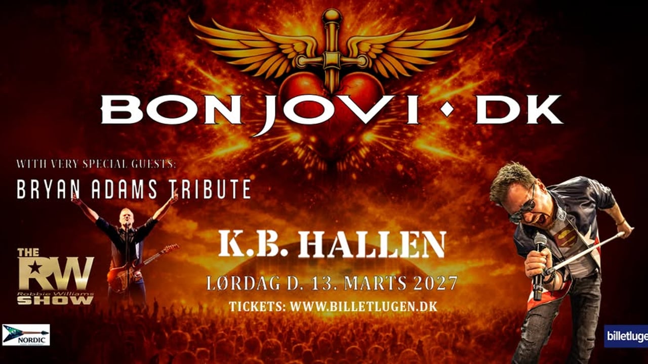BON JOVI DK - K.B. HALLEN 13. MARTS 2027