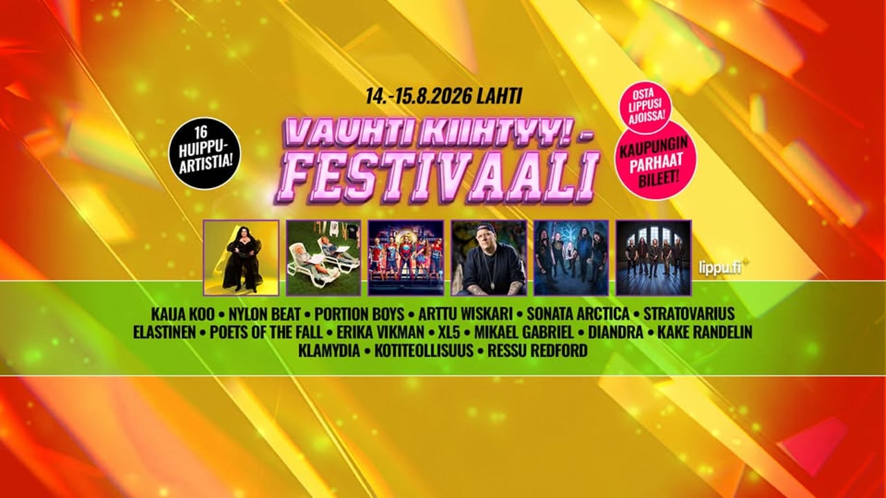 Vauhti Kiihtyy! Lahti Festivaali 2026