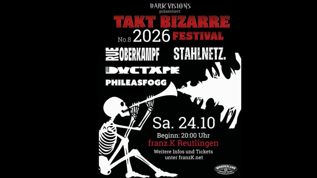 TaktBizarreFestival´26 // GothWavePostPunkElectroNDW