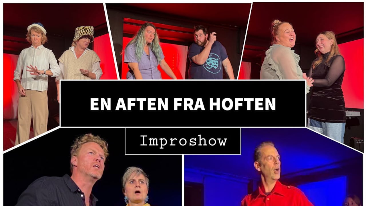 En aften fra hoften - et Improteatershow i September