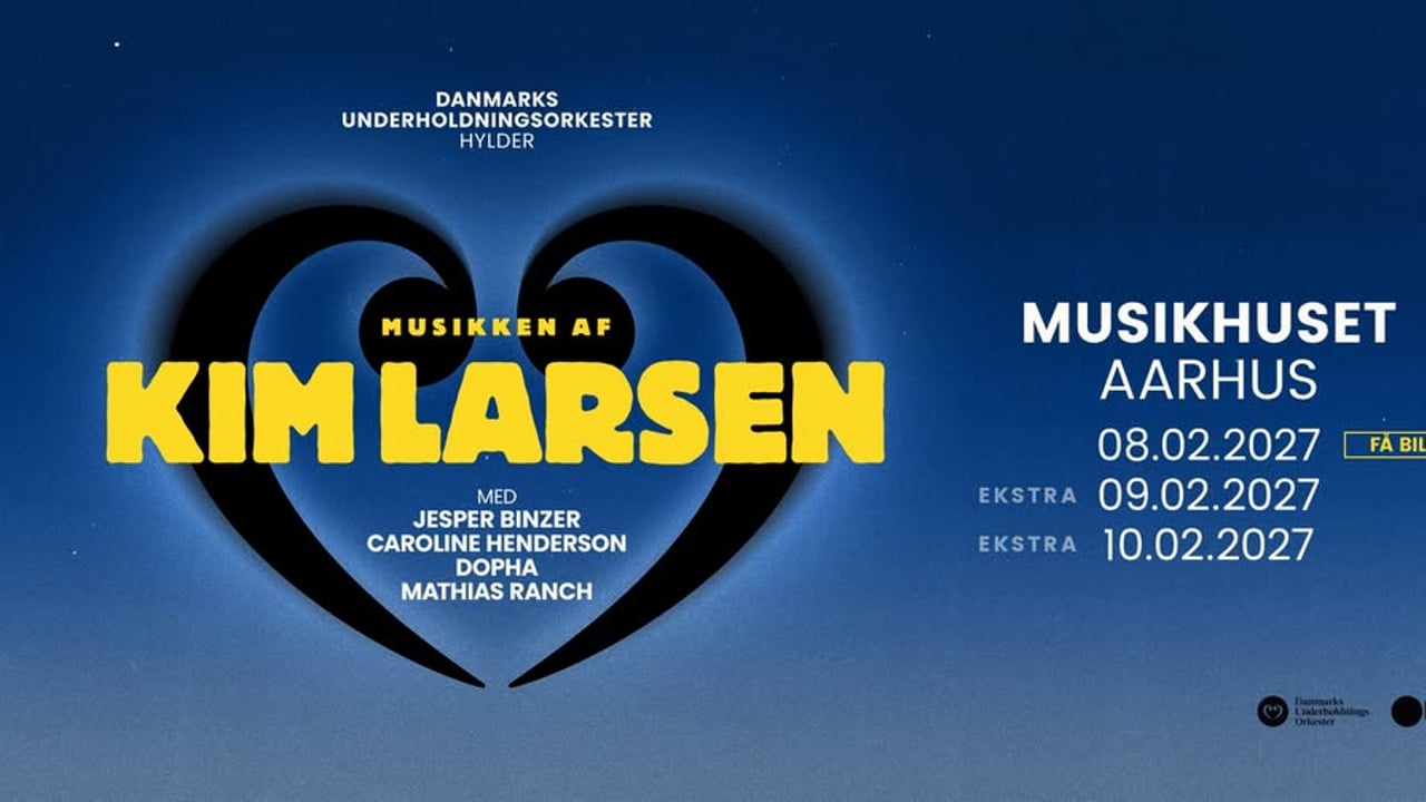 Danmarks Underholdningsorkester hylder Kim Larsen | Musikhuset Aarhus