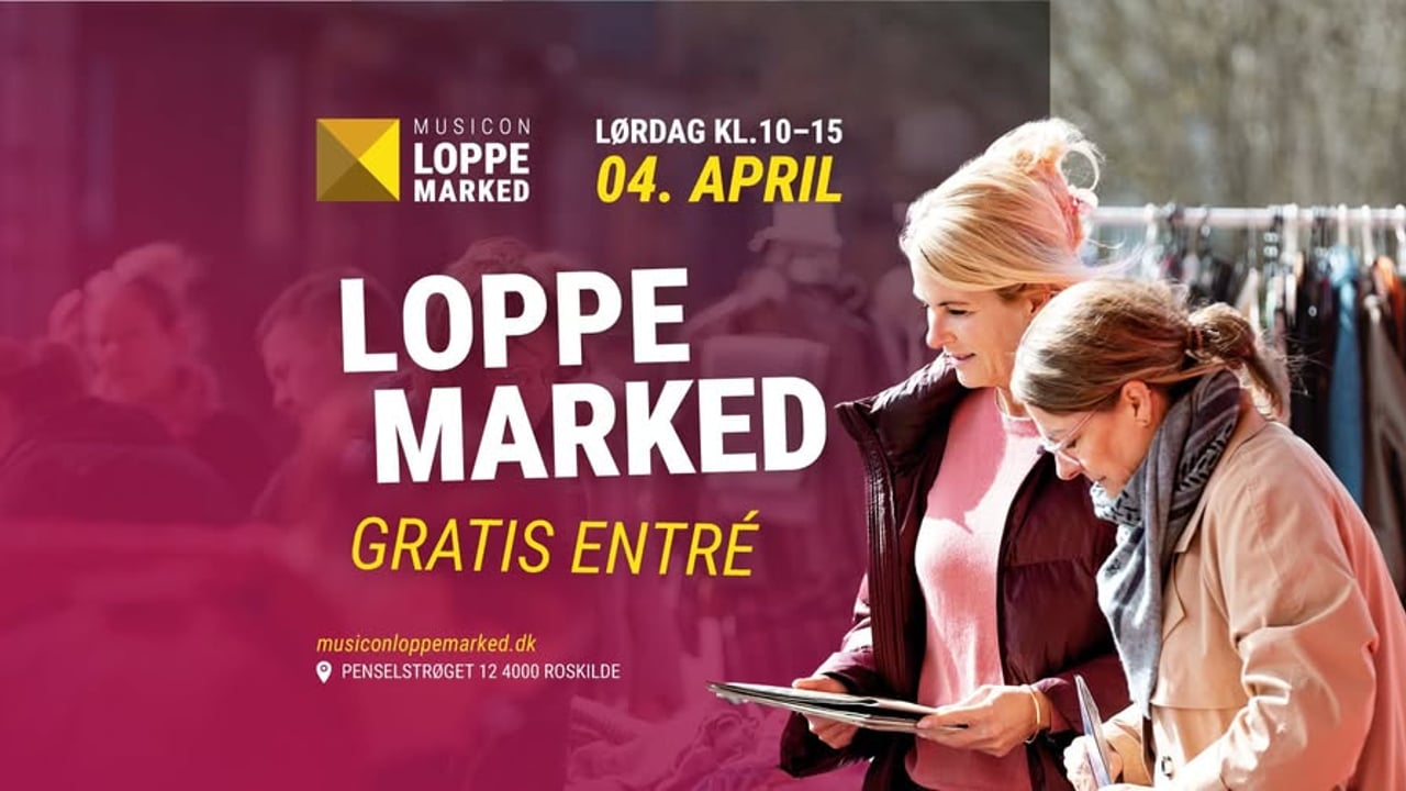 Musicon Loppemarked 10. oktober (INDENDØRS)