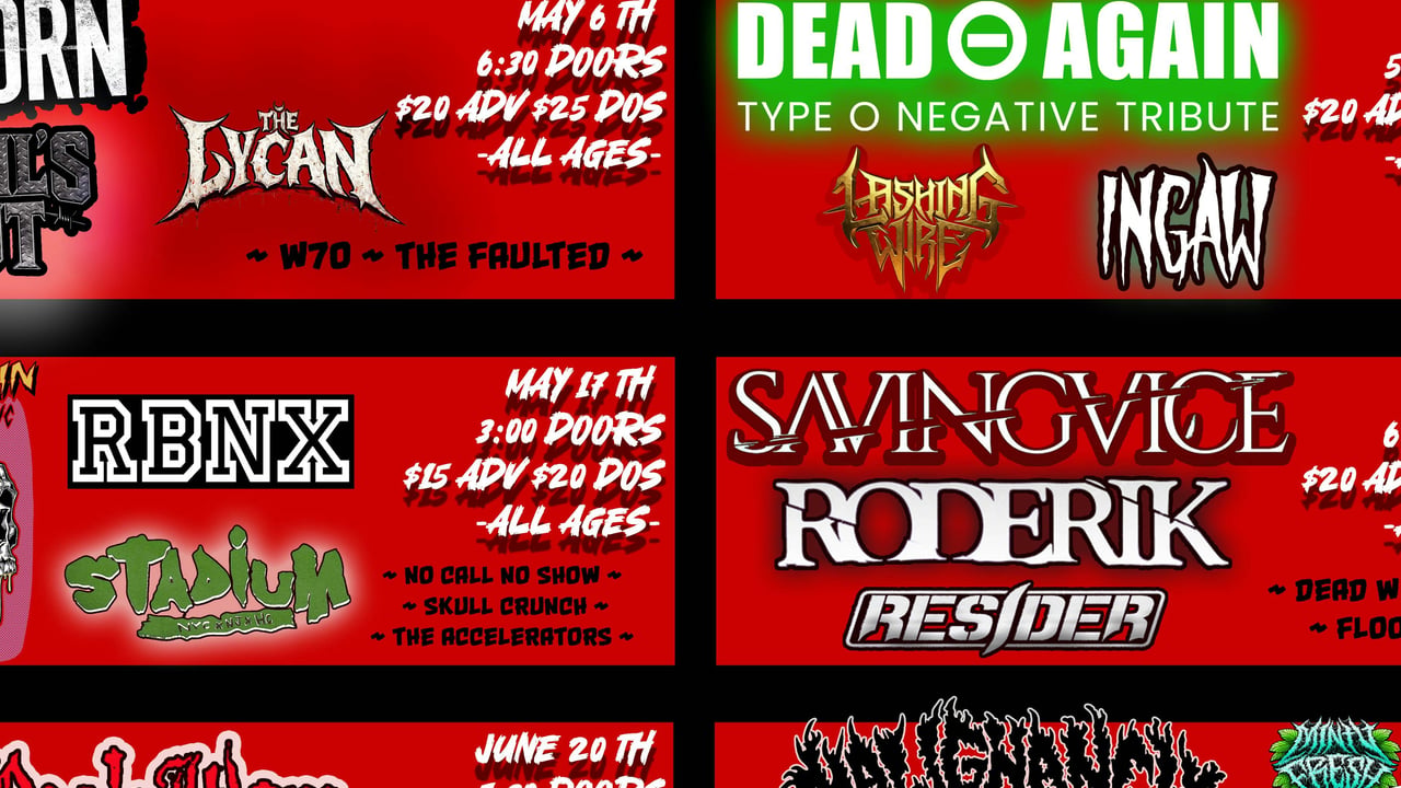 Malignancy, Replicant, Concrete, Mourning + More