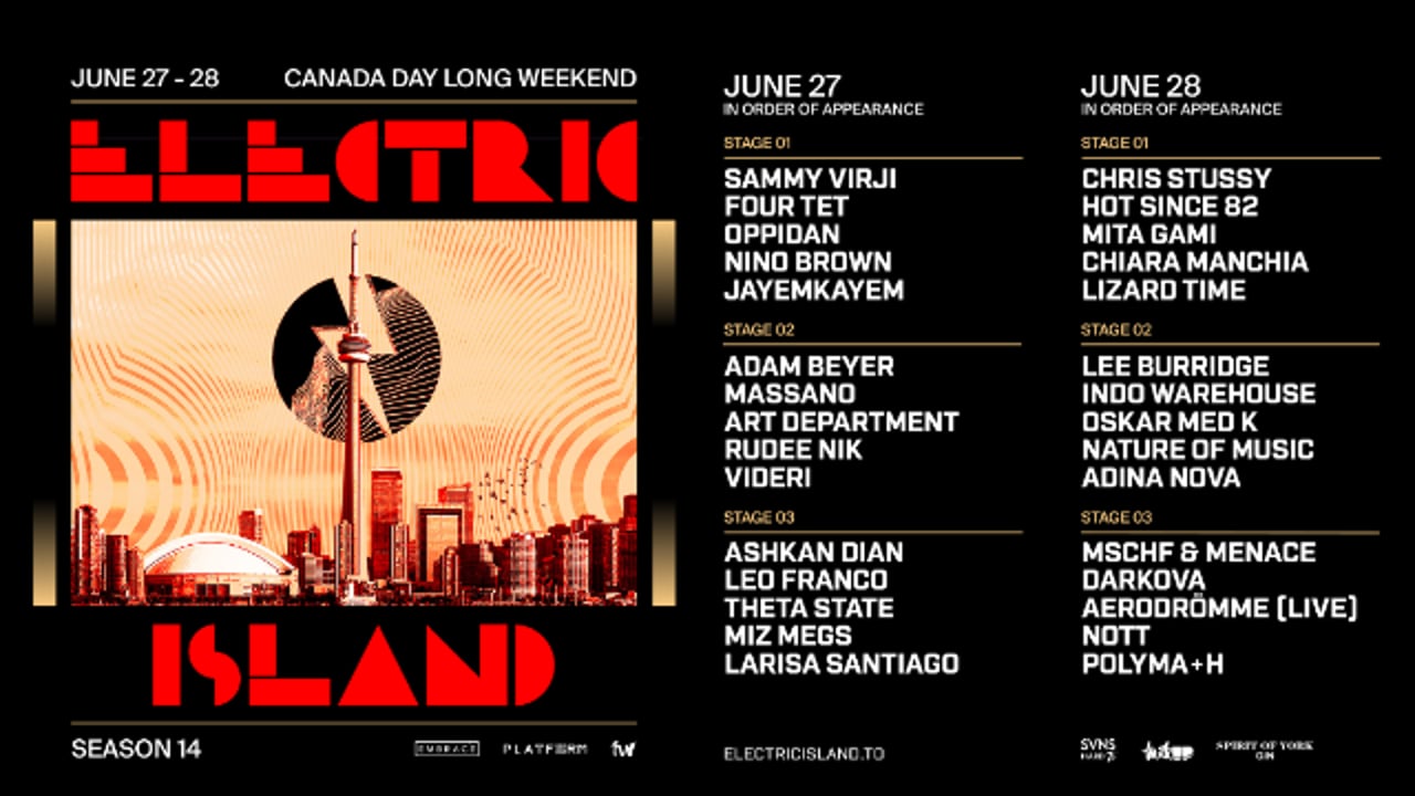 ELECTRIC ISLAND: 2026 - 2 DAY PASS - CANADA DAY