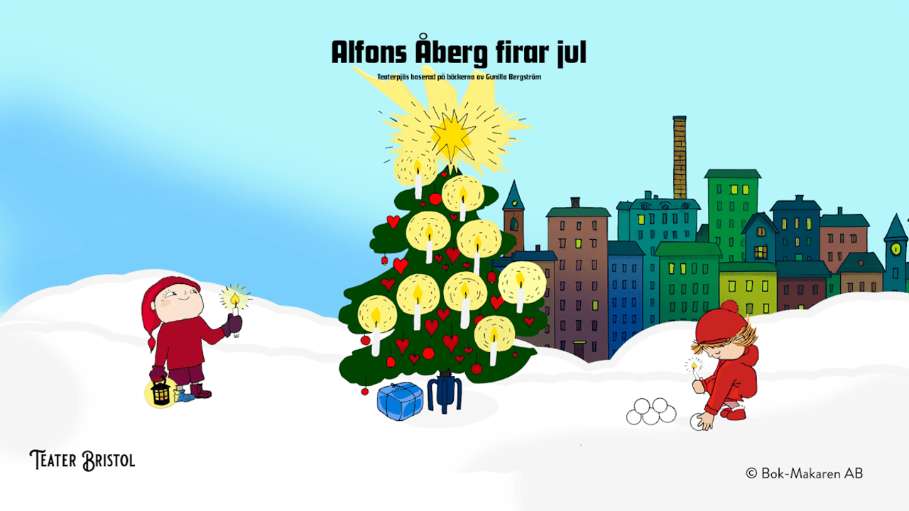 Alfons Åberg firar jul - Borås