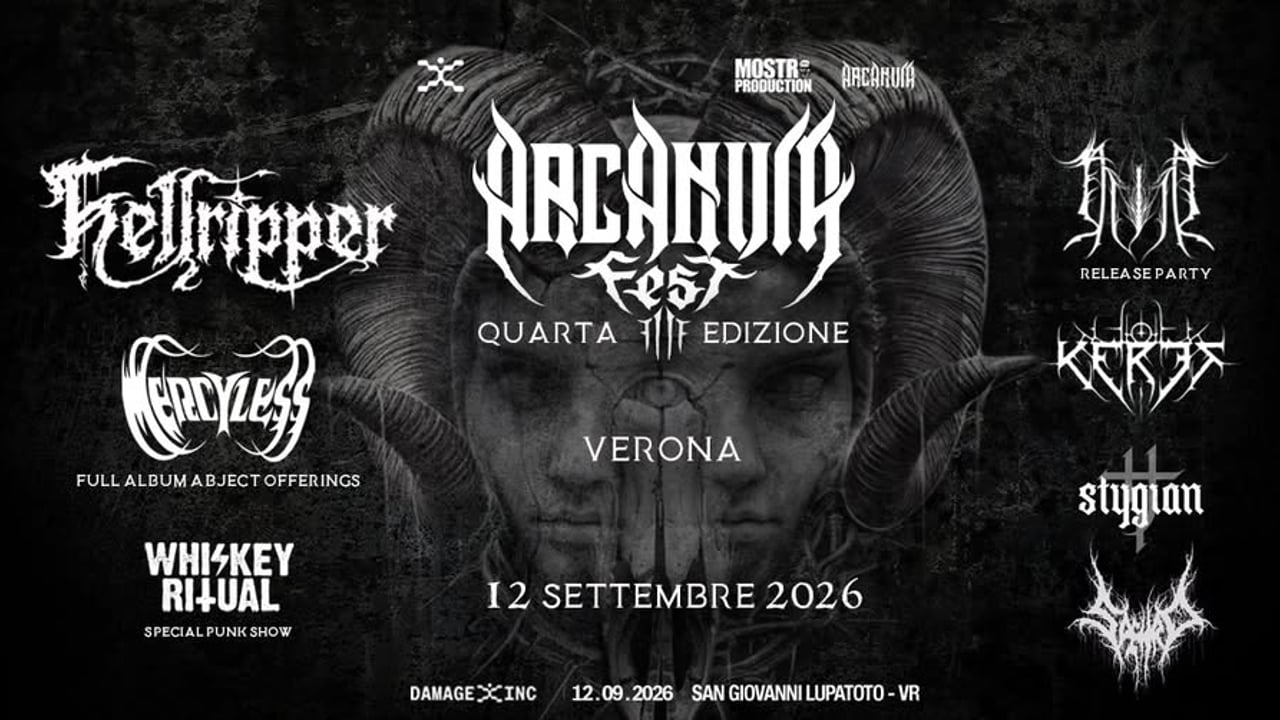 ARCANUM FEST - IV EDIZIONE @ Damage Inc Live Club, S. Giovanni Lupatoto (VR) - 12/09/26
