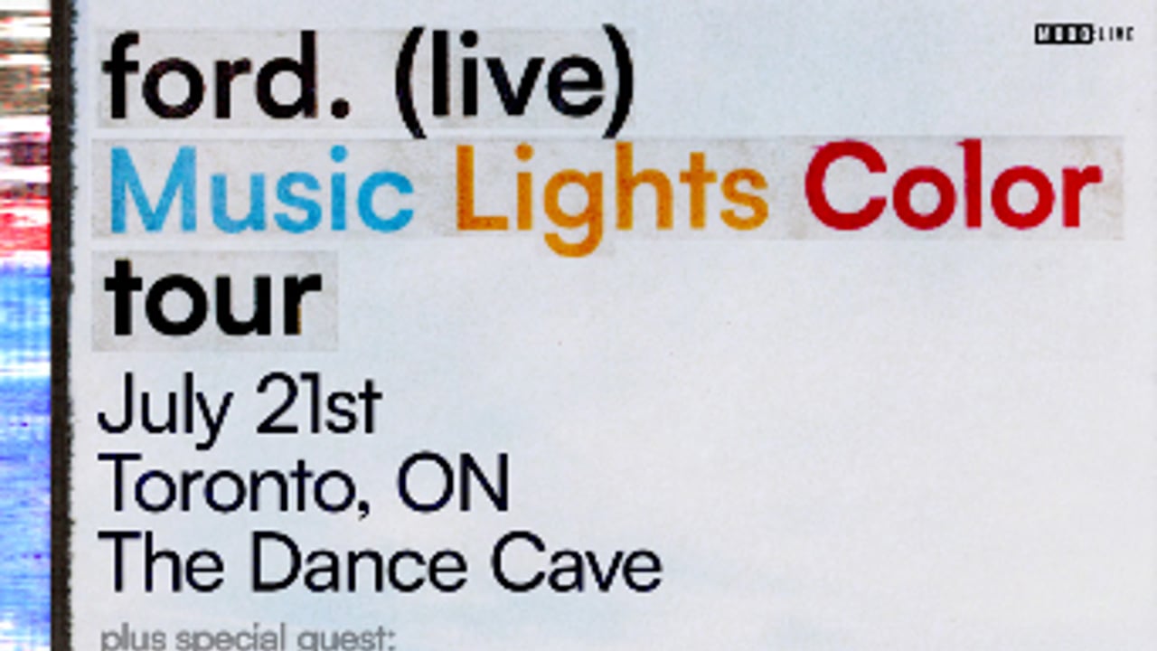 ford. (Live) Music Lights Color Tour