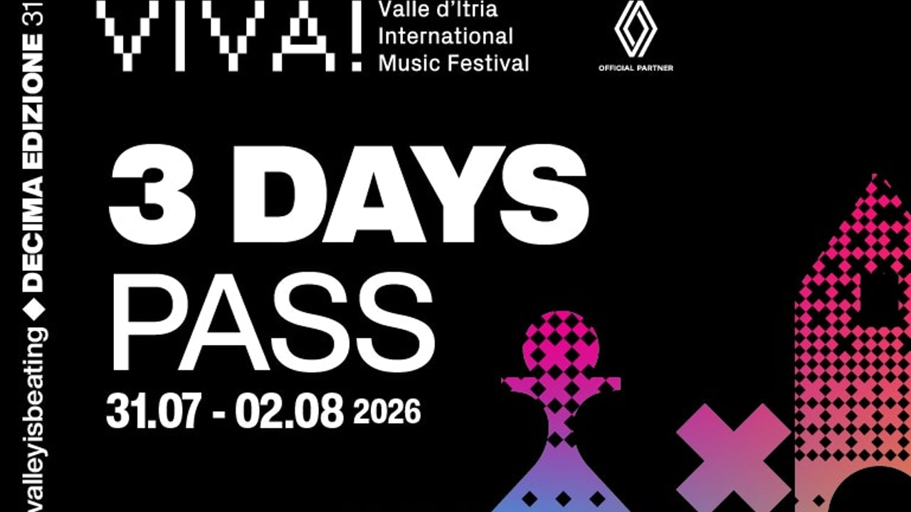 VIVA! 2026 – 3 Days Pass | 31 Lug – 2 Ago