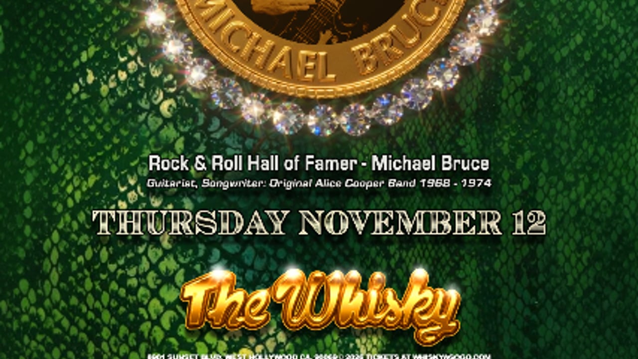 Michael Bruce (Original Alice Cooper Guitarist)