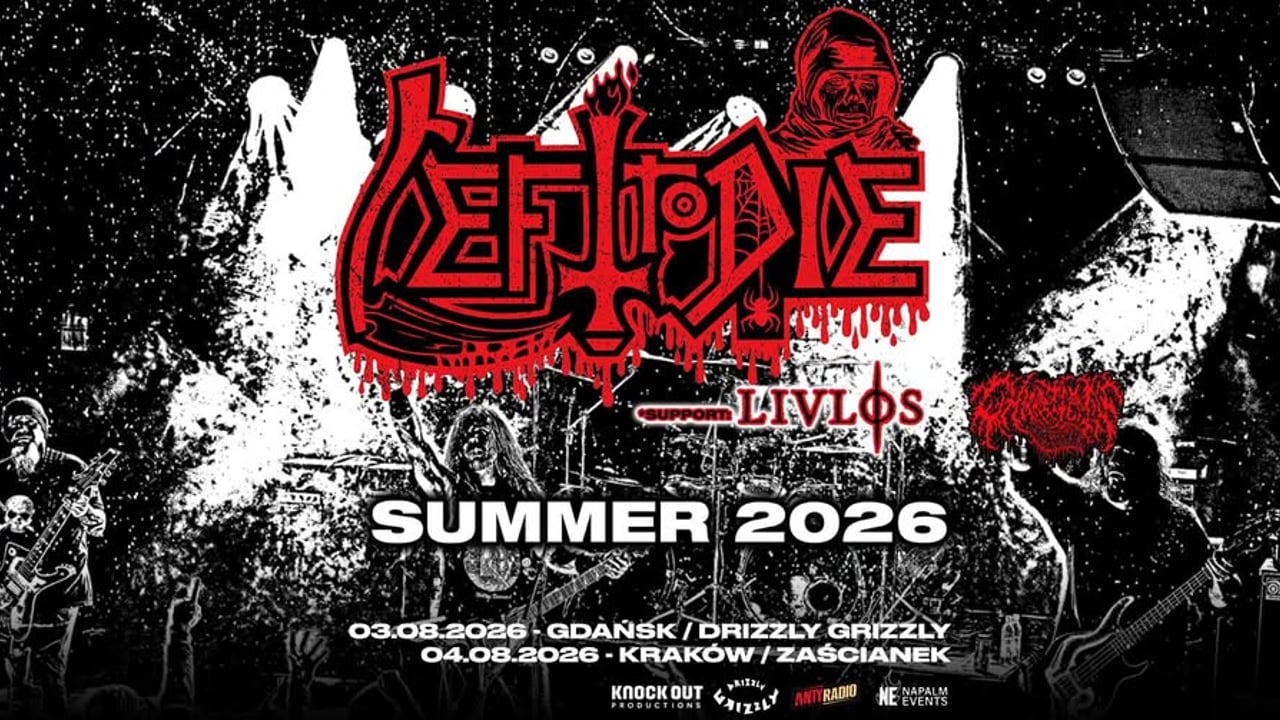 LEFT TO DIE + LIVLØS + CHAOTIAN | Gdańsk, Drizzly Grizzly