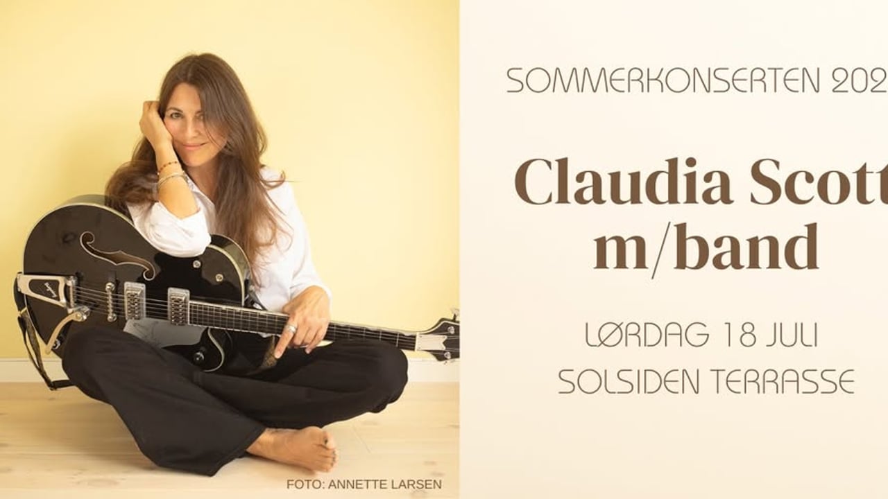 Claudia Scott m/band - Sommerkonserten 2026